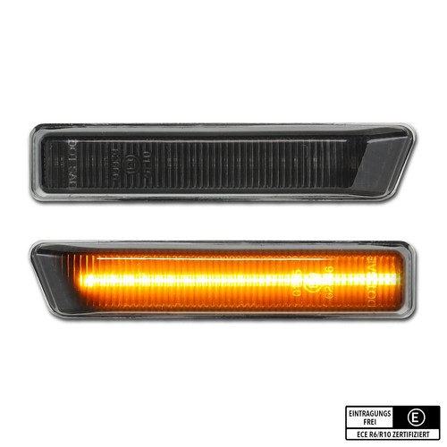 Schwarze led seitenblinker - schwarze, bmw